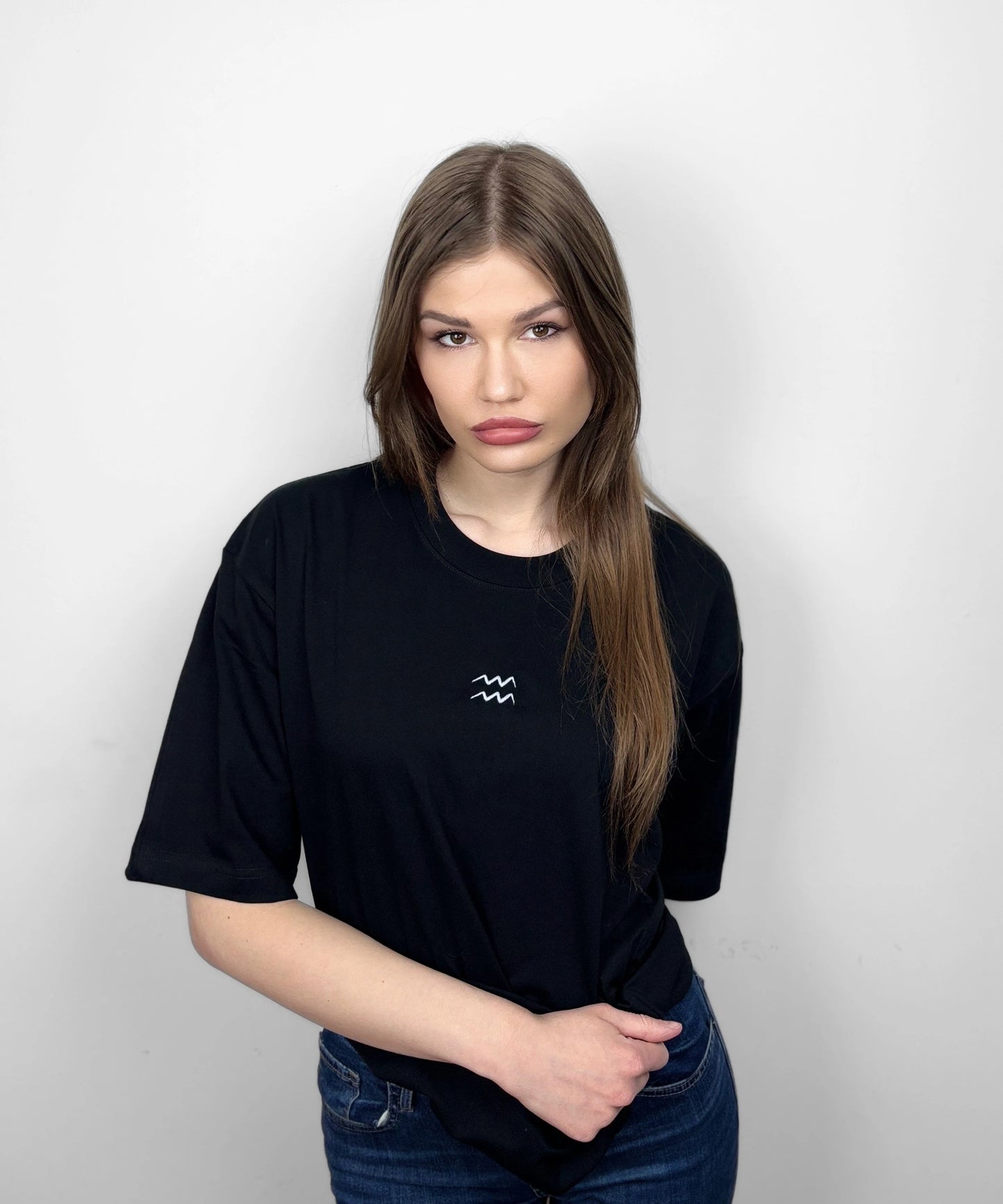 Wodnik Koszulka Oversize - Damska