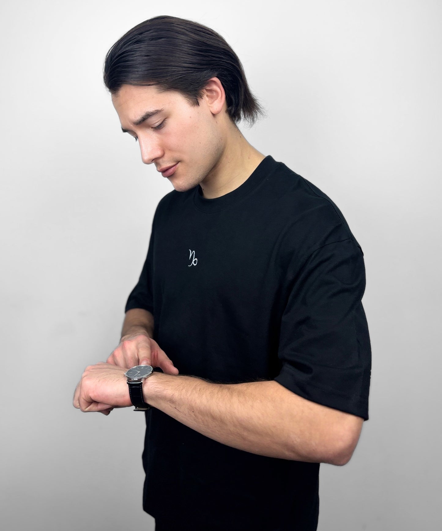 Koziorożec Koszulka Oversize - Męska