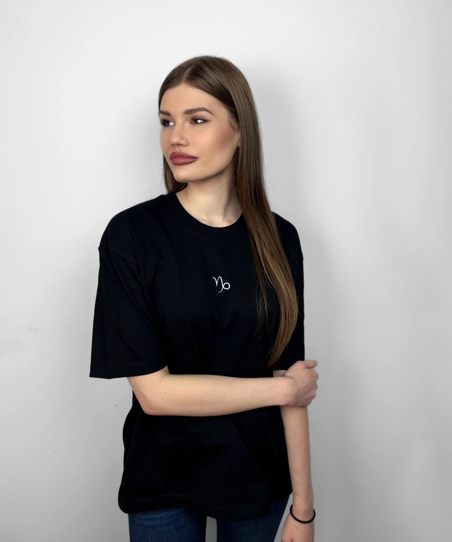 Koziorożec Koszulka Oversize - Damska